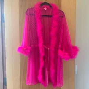 Betsey Johnson Mesh Robe New